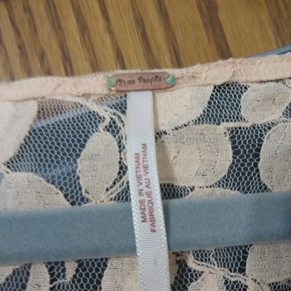 Free People Cream Lace Longsleeve Midi Dress - Picture 4 of 5